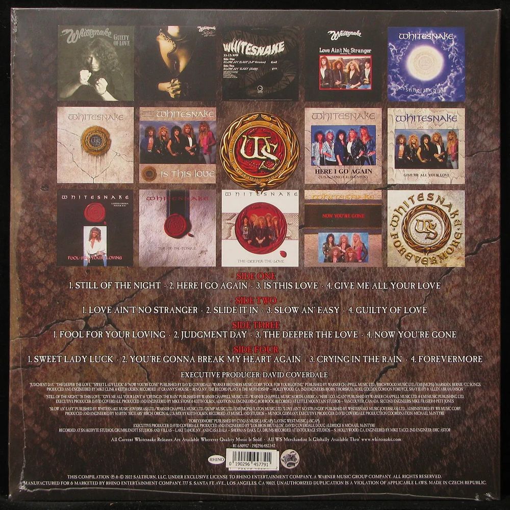 Whitesnake - Greatest Hits (2LP, Limited Red vinyl) Revisited Remixed & Remastered