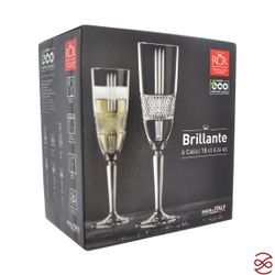 Набор фужеров Brillante Gold 190мл (6 шт)
