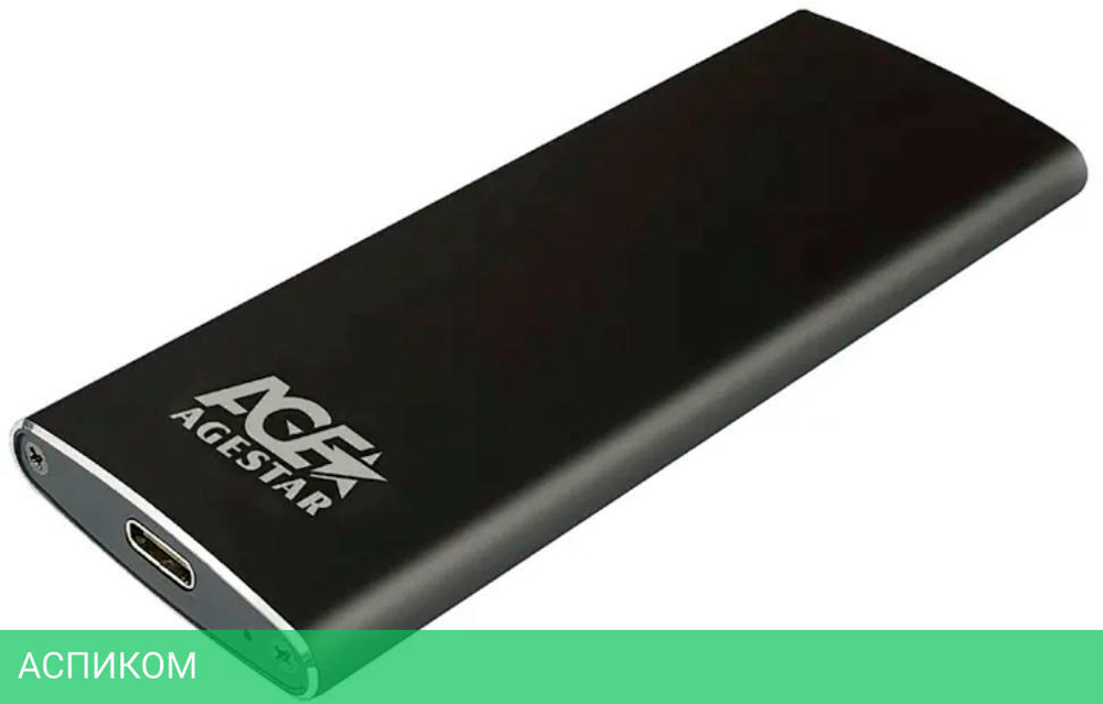 Бокс для накопителя AgeStar 3UBNF2C черный