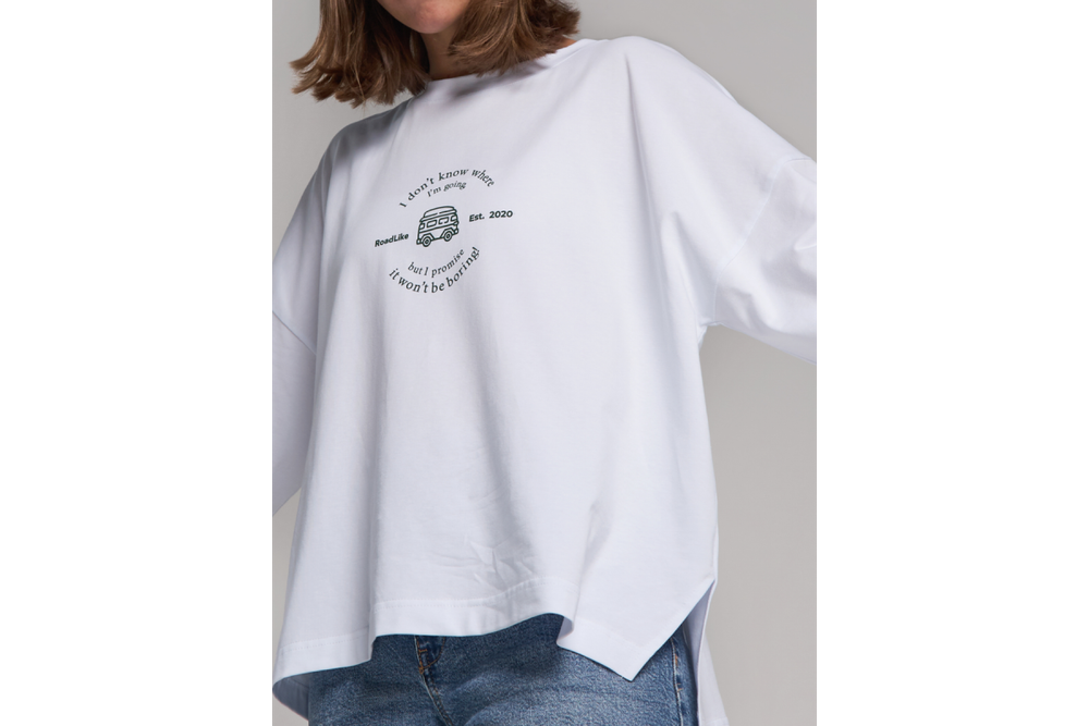 Футболка RoadLike Camp Vibe XS, белый