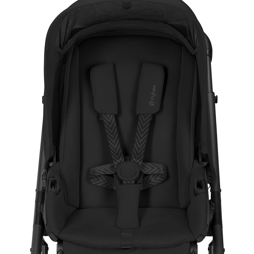 Прогулочная коляска Cybex Talos S Lux BLK Moon Black с дождевиком