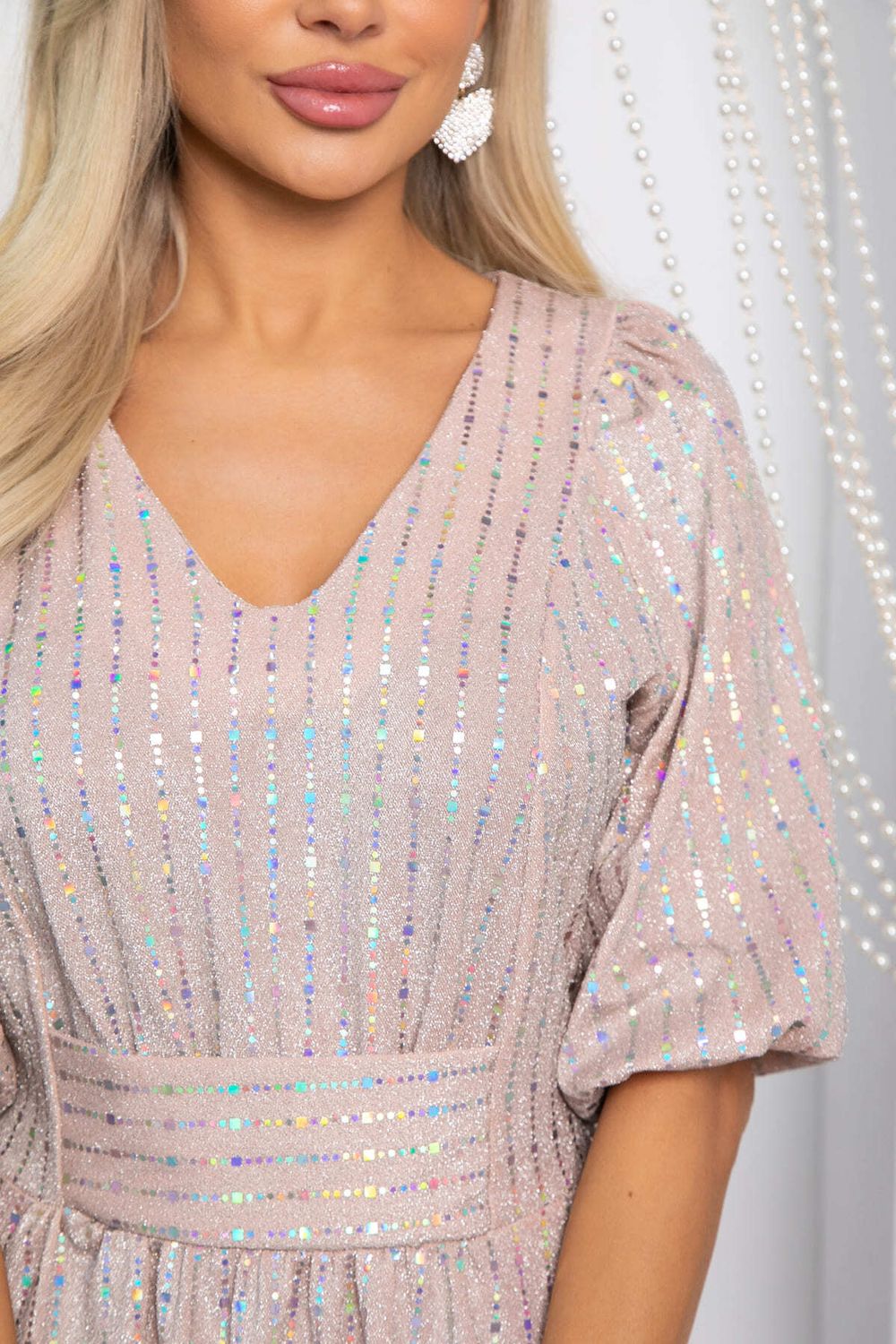 Платье праздничное Мадлен (персиковое) П14604-18М LT Collection