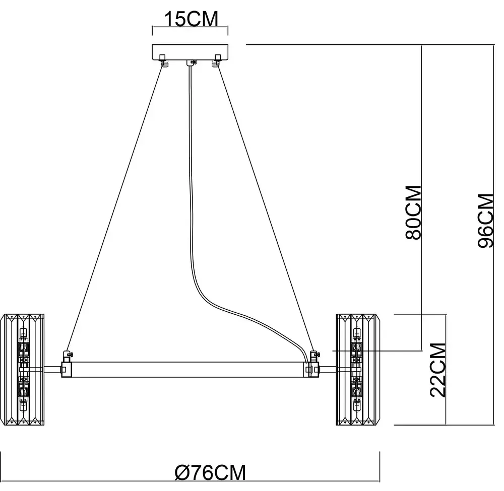 Подвесная люстра Arte Lamp