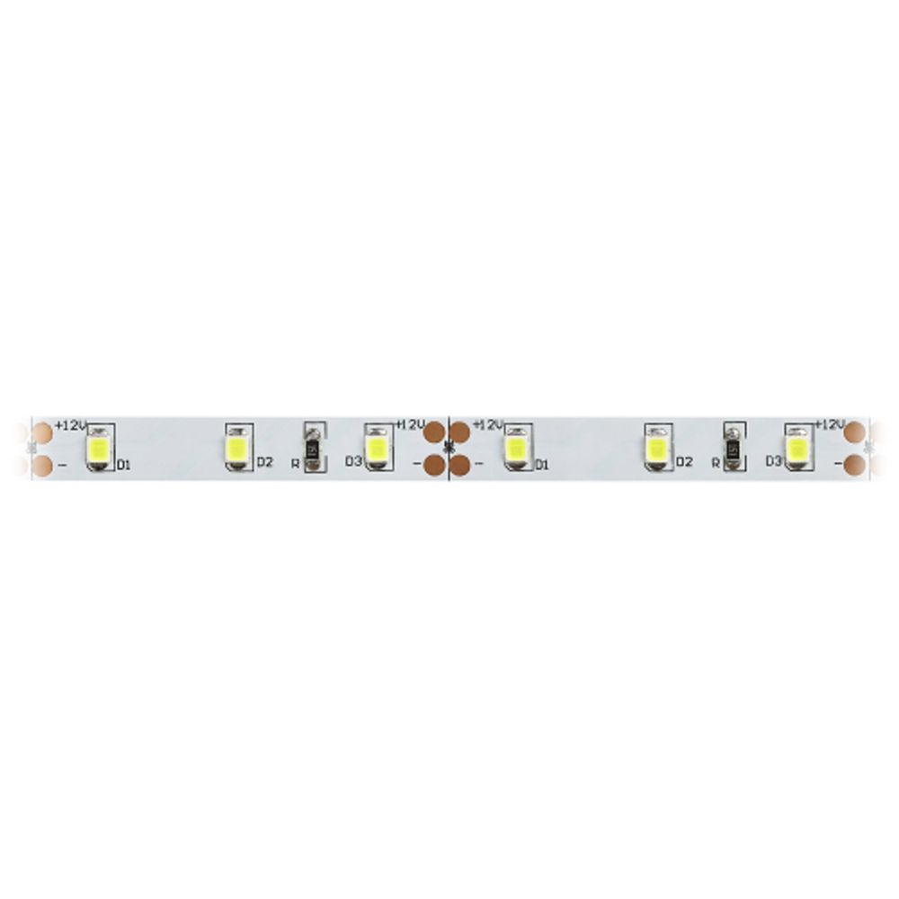 Светодиодная лента ЭРА LS2835-4,8-60-12-6500К-IP20-2year-5m холодный белый | Светодиодные ленты 12В 2 год