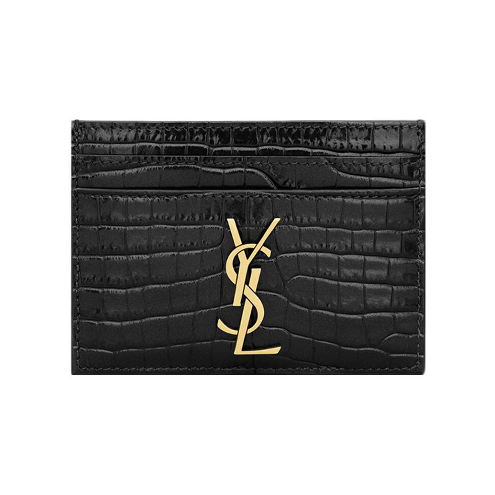 Картхолдеры и кошельки SAINT LAURENT YSL CASSANDRE, 370778-DND0J-1000