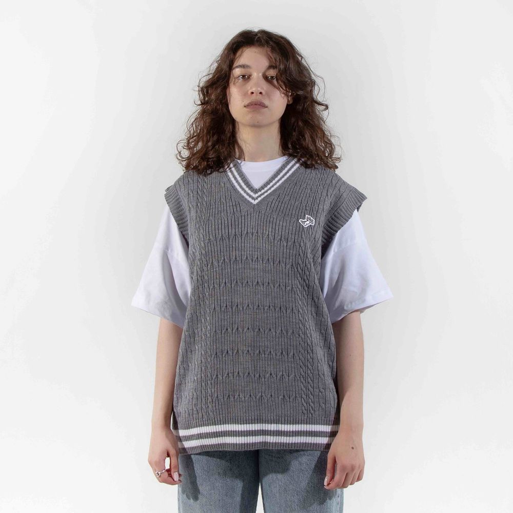 Жилет Dissident Angel Cable Vest серый