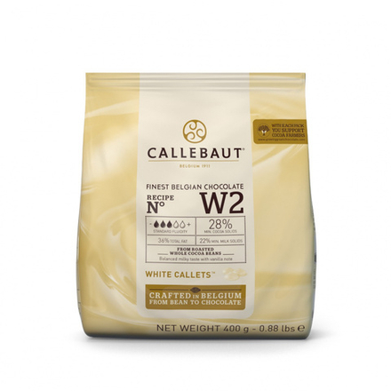 Шоколад Callebaut Белый 28% (Пакет 400г)