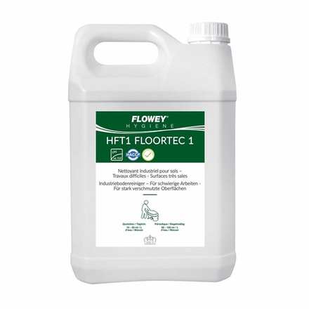 Низкопенное щелочное моющее средство FLOORTEC 2 ZESTY, канистра 5 л., FLOWEY (Люксембург)