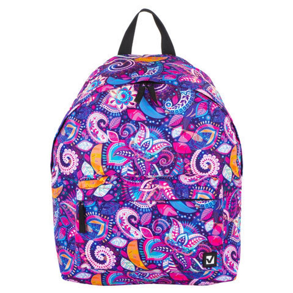 Рюкзак BRAUBERG, универсальный, сити-формат, Восточный узор теплый, 20 литров, 41х32х14 см, 228850