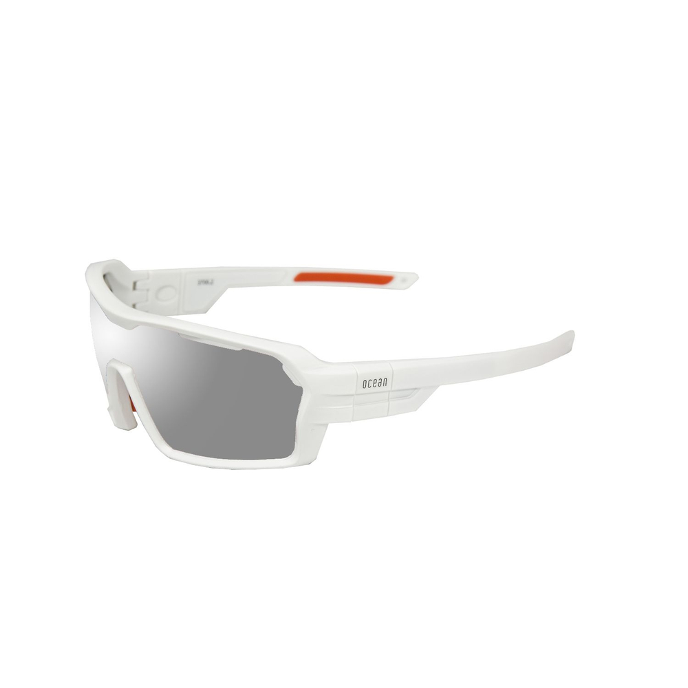 Спортивные очки с диоптриями OCEAN Chameleon Matt White / Revo Grey Polarized lenses