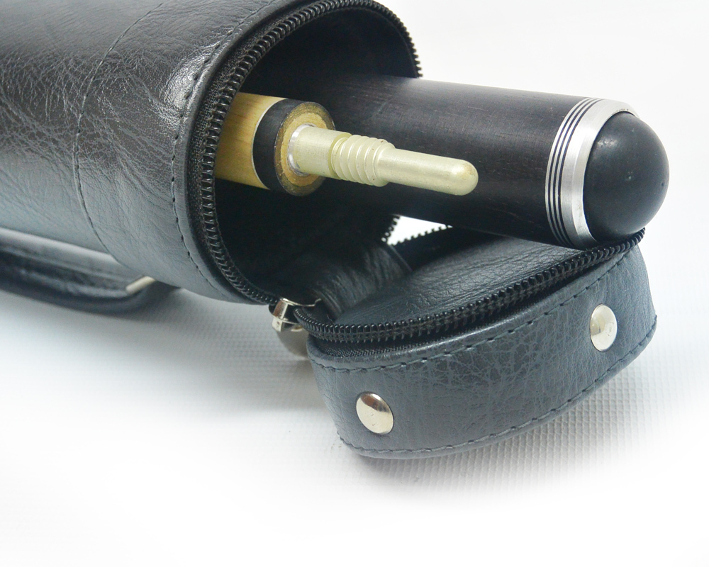 Тубус на 1 кий Меркури DUO (1 карман) (светло-серый/темно-серый)