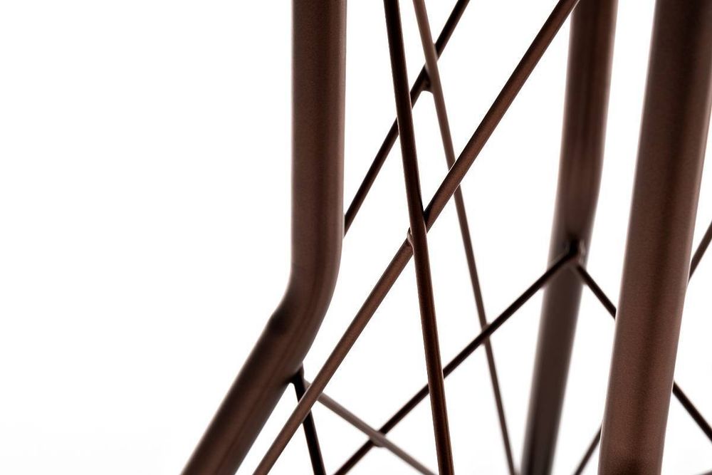 "Конте" интерьерный стол из HPL круглый Ø70см, цвет "дуб"