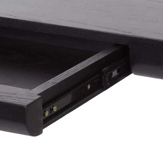 Письменный стол с ящиком Salmon 128х50 см, черный