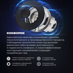 DeLonghi Газовая варочная панель NSL 575 NC RUS