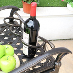 Сервировочный столик Latin из литого алюминия, античная бронза