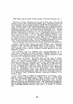 Florentine history | Machiavelli Niccolò