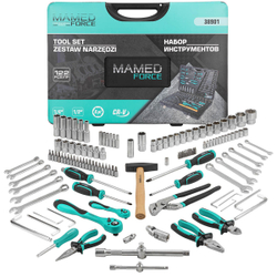 Набор инструментов 122 пр. 1/4'',1/2''(6гр.)(4-32мм) MAMEDFORCE MF-38901