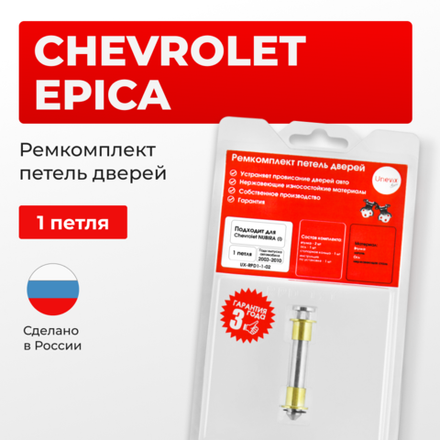 Ремкомплект (втулки) петель дверей Chevrolet EPICA (I) V200,V250 (1 петля, RPD1-1) 2003-2006