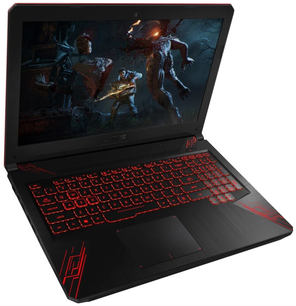15.6" Ноутбук ASUS TUF Gaming FX504GE (1920x1080, Intel Core i5-8300H, RAM 8ГБ, SSD 128ГБ, Nvidia GeForce GTX 1050 Ti, Windows 10 Home)