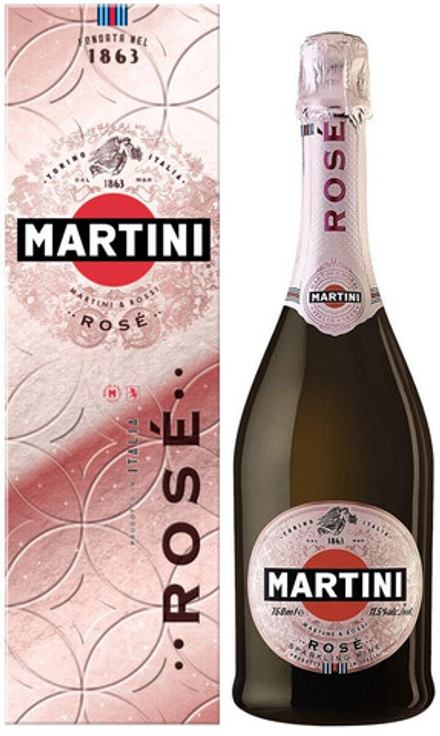 Игристое вино Martini Rose Extra Dry gift box, 0,75 л.