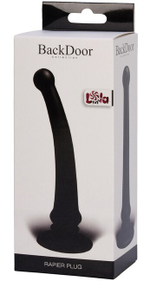 Анальный стимулятор-насадка для страпон-трусиков Rapier Plug Black (черный с перламутром) (Цвет: черный с перламутром)