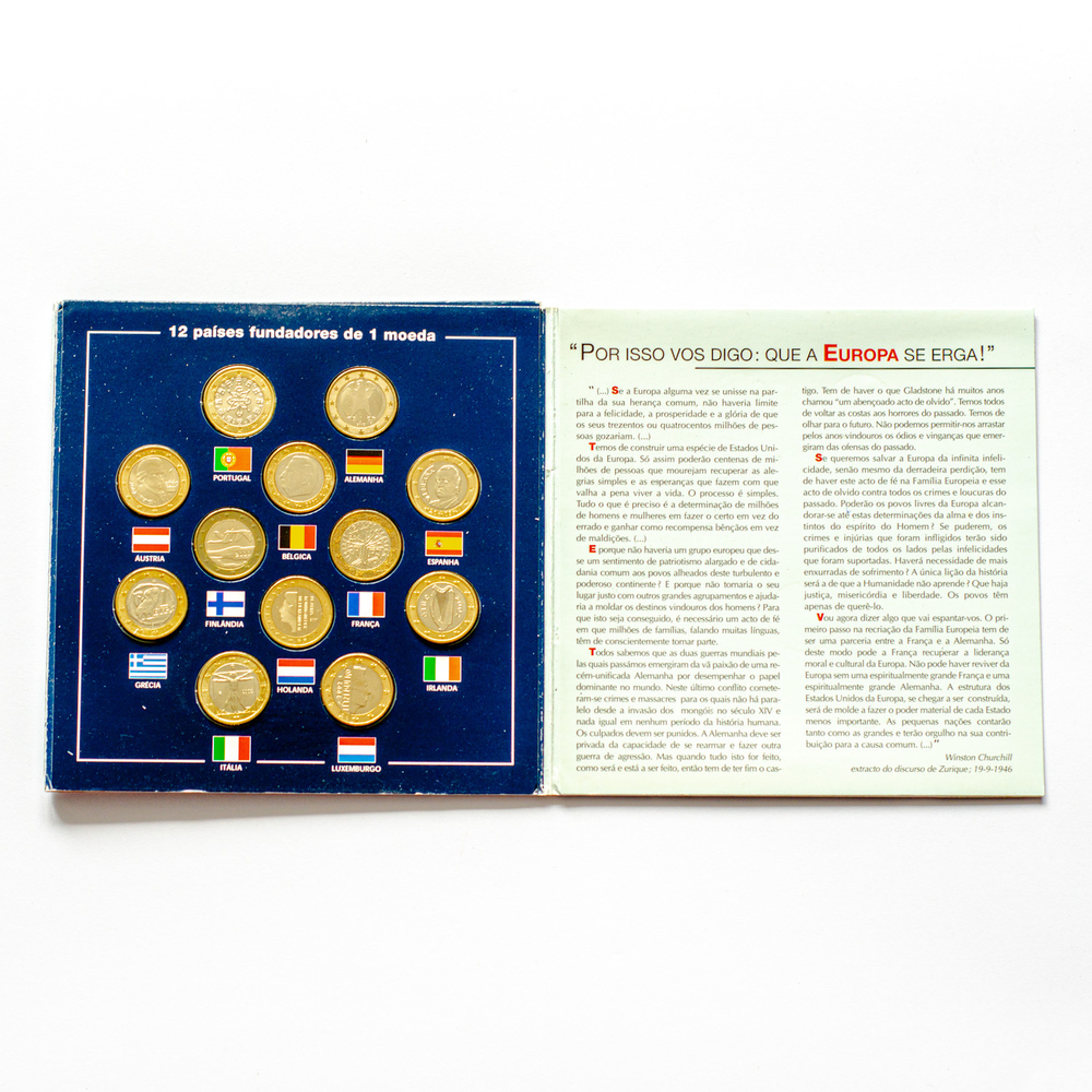 1 Euro Commemorative Coin of the 12 Founding Countries of the European Union