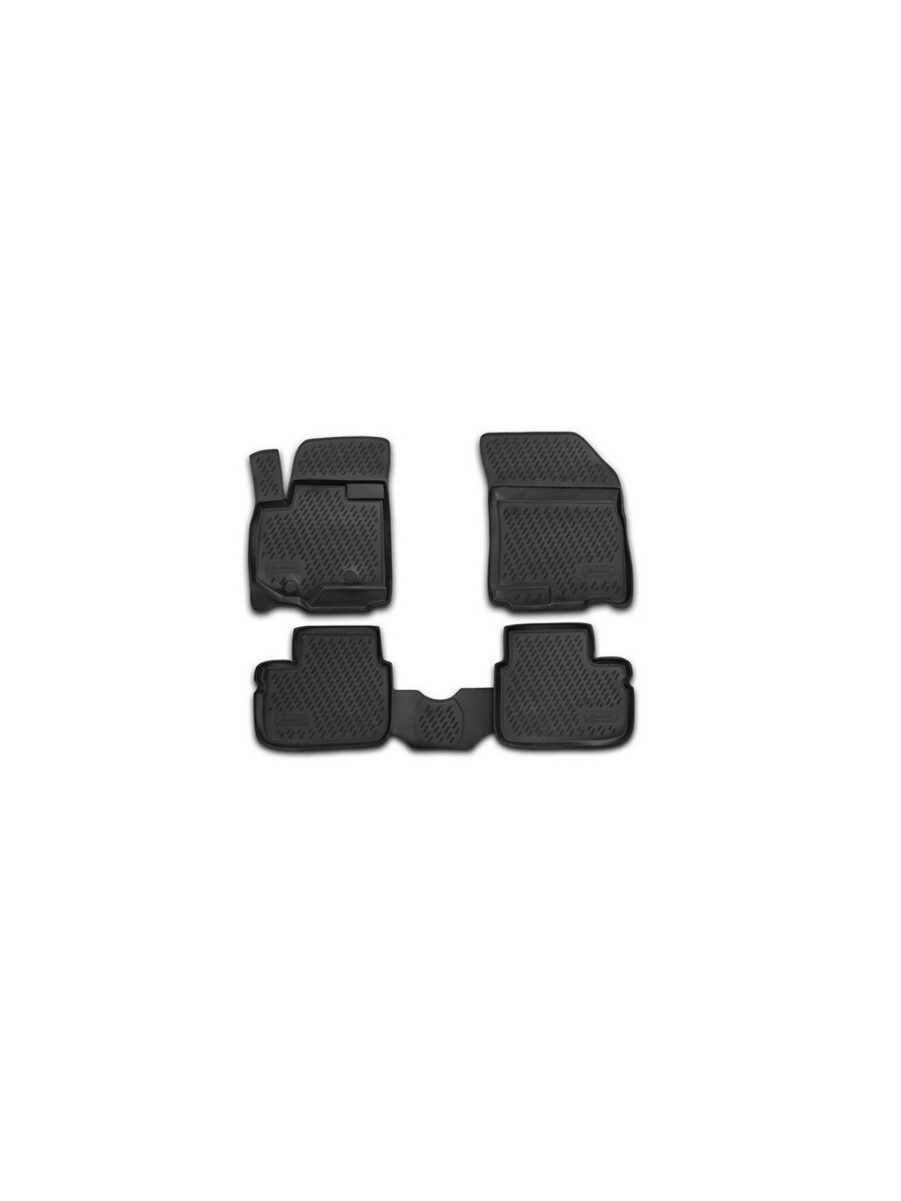 Коврики в салон для SUZUKI SX4, 2010 - 2013, 4 шт. (полиуретан) CARSZK00003