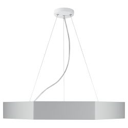 Светильник LED ЭРА Geometria SPO-124-W-40K-051 Hexagon 51Вт 4000К 4000Лм 800*800*80 белый подвесной драйвер внутри | Декоративные светильники Geometria