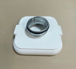 Диффузор под покраску скрытого монтажа SECRET SOFT FRAME 125/150 с приточно-вытяжным вентилятором