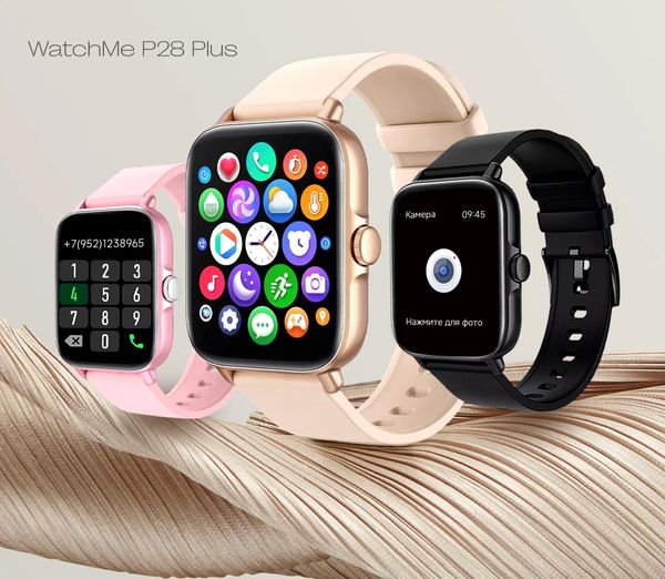 Watchme P28 Plus смарт-часы нового поколения с мощной батареей