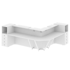 Onix Ресепшн O.R-K-33 Белый Бриллиант 2607*3007*1187