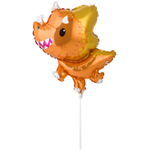 Шар Фольгированный Динозавр Трицератопс (Коричневый)