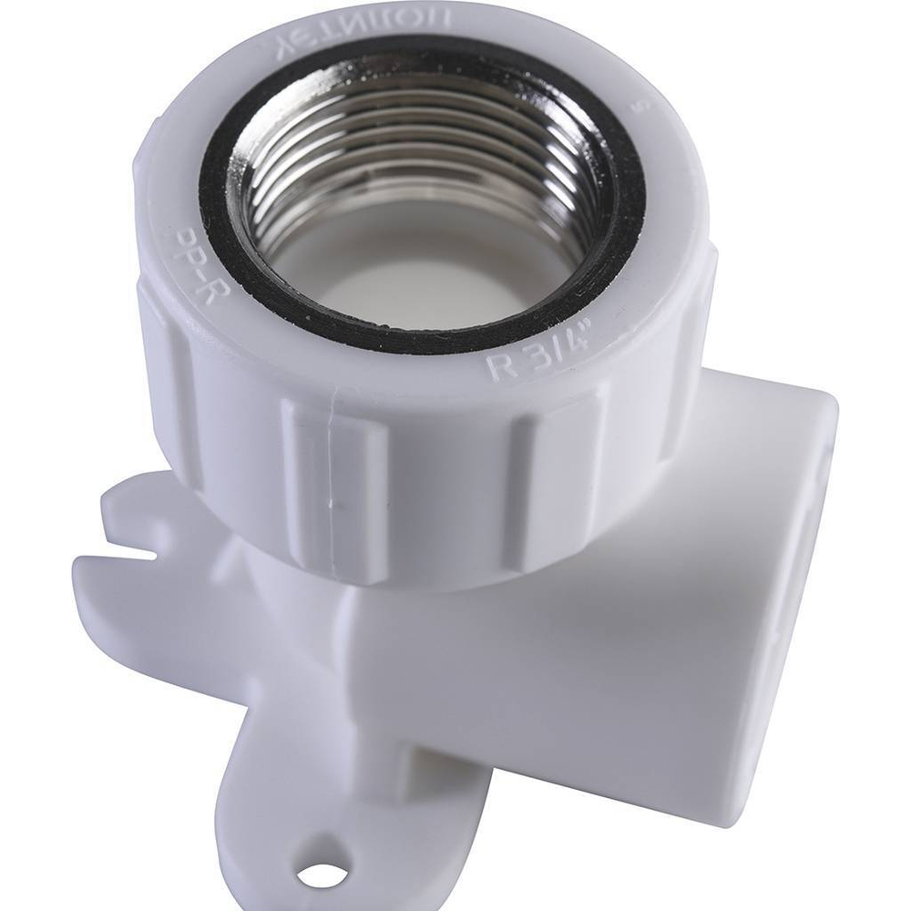 Угольник с внутренней резьбой с креплением 25x3/4"