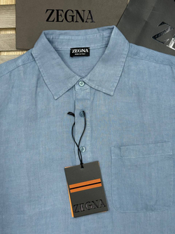 Льняная рубашка Zegna