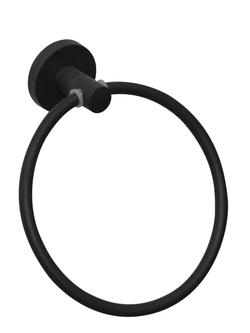 Держатель для полотенец кольцо Haiba HB8704 черный