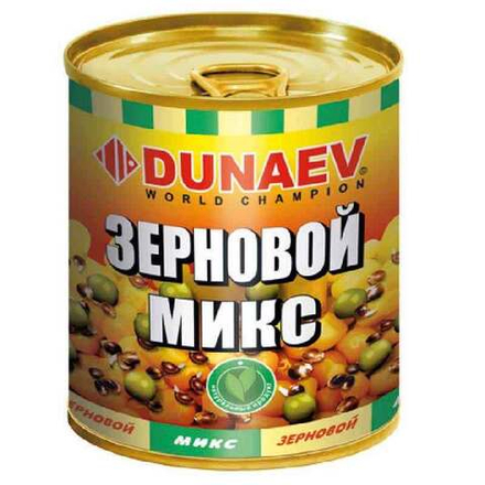 Добавка для прикормки металлобанка 320мл "Дунаев Зерновой Микс"