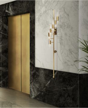 Wall lamp WATERFALL TORCH by Luxxu