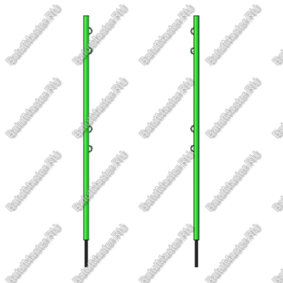 ВОЛЕЙБОЛЬНЫЕ СТОЙКИ (ПАРА) БЕЗ СЕТКИ