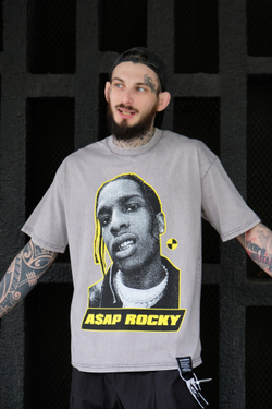 Футболка SHMOT "Asap" GARMENT DYE Серый
