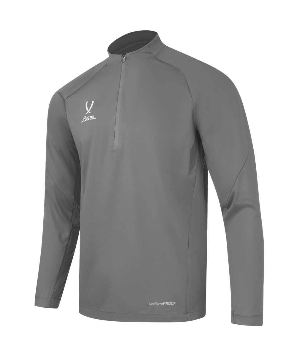 Джемпер ветрозащитный JÖGEL PREMIER PerFormPROOF 1/4 Zip Wind Top, серый