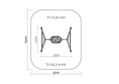 Качели “Гнездо” 04801.21