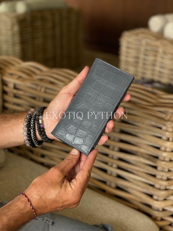 Кошелек из кожи крокодила WA-202