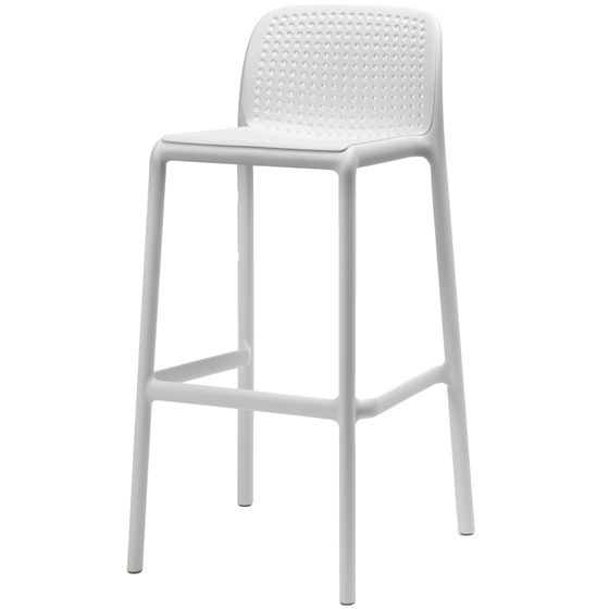 Белый пластиковый барный стул Lido | Nardi | Италия