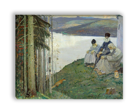 "Лисичка", Нестеров Михаил Васильевич, картина (репродукция)