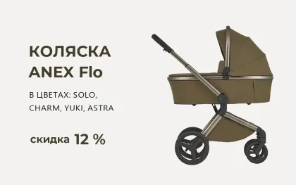 Скидка 10000 рублей на коляску Anex Flo!