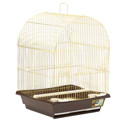 Клетка 4000G для птиц, золото, коричневая, 350*280*460мм                              , Triol