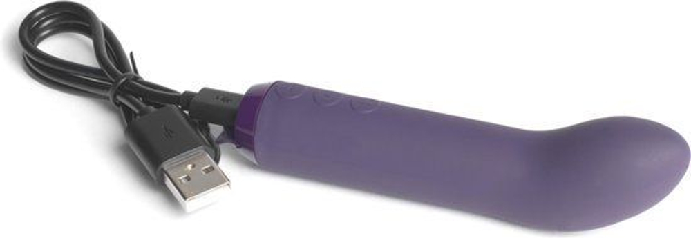 Фиолетовый мини-вибратор G-Spot Bullet - 11,4 см.