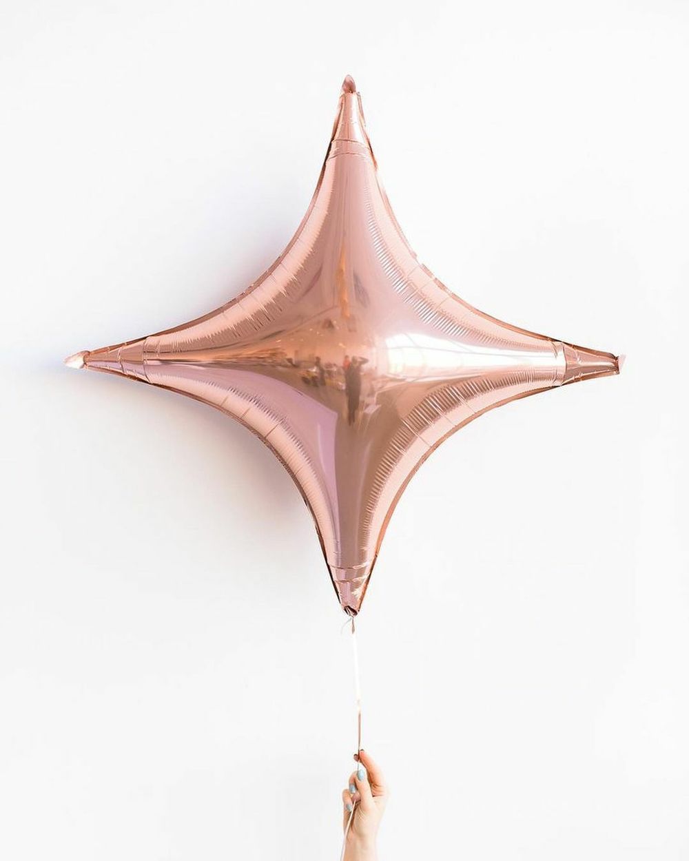 К Б/РИС 20" ЗВЕЗДА 4х-конечная Rose Gold (БГ-25)  Изображение2