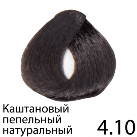 Перманентная крем-краска для волос без аммиака, Regal Zero (каштановая пепельная натуральная), 4.10, BES, 100 мл.