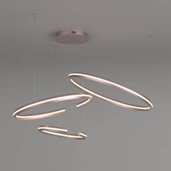 90180/3 / подвесной светильник / сатин-никель